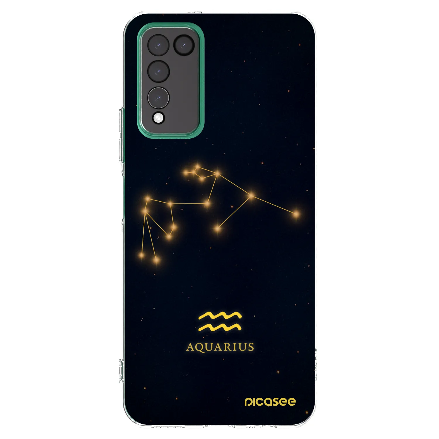 Picasee Honor 10X Lite Hülle - Transparentes Silikon - AQUARIUS