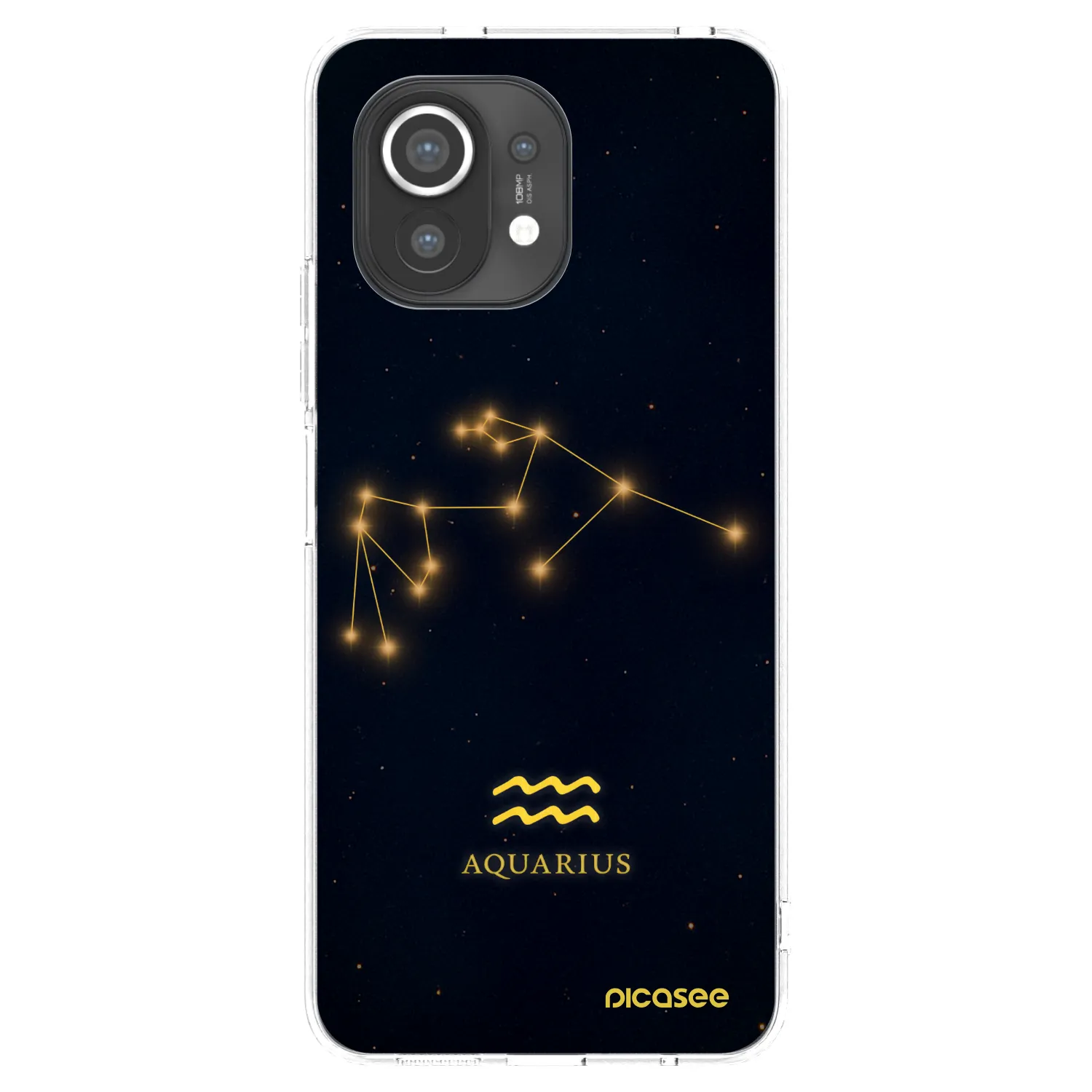 Picasee Xiaomi Mi 11 Hülle - Transparentes Silikon - AQUARIUS