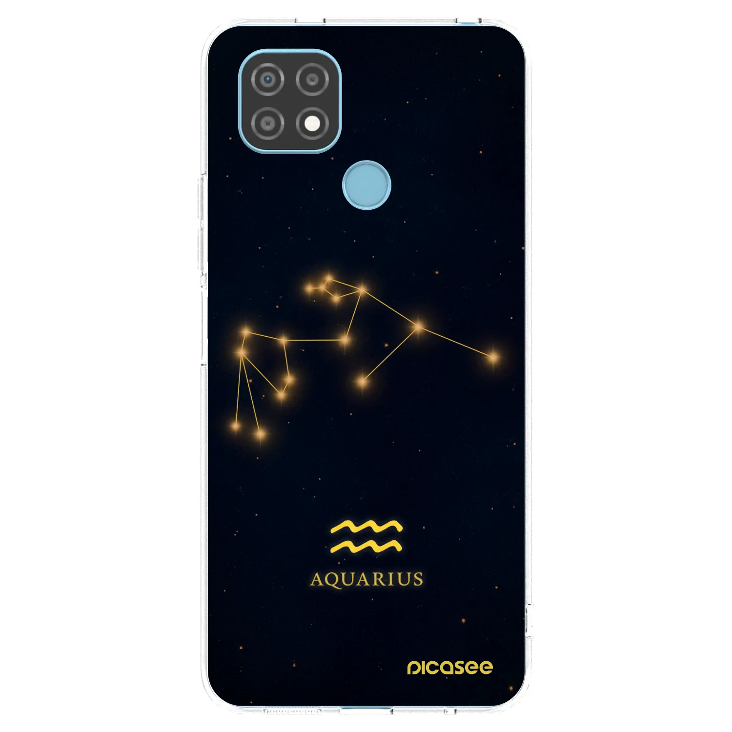 Picasee Realme C21 Hülle - Transparentes Silikon - AQUARIUS