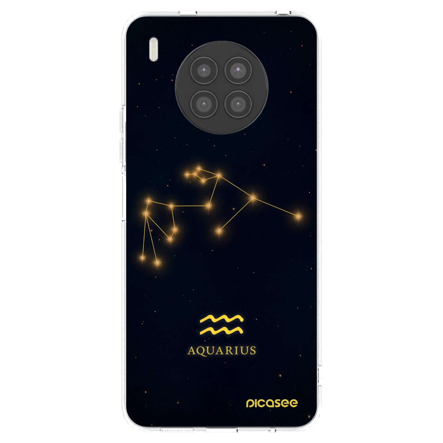 Picasee Huawei Nova 8i Hülle - Transparentes Silikon - AQUARIUS