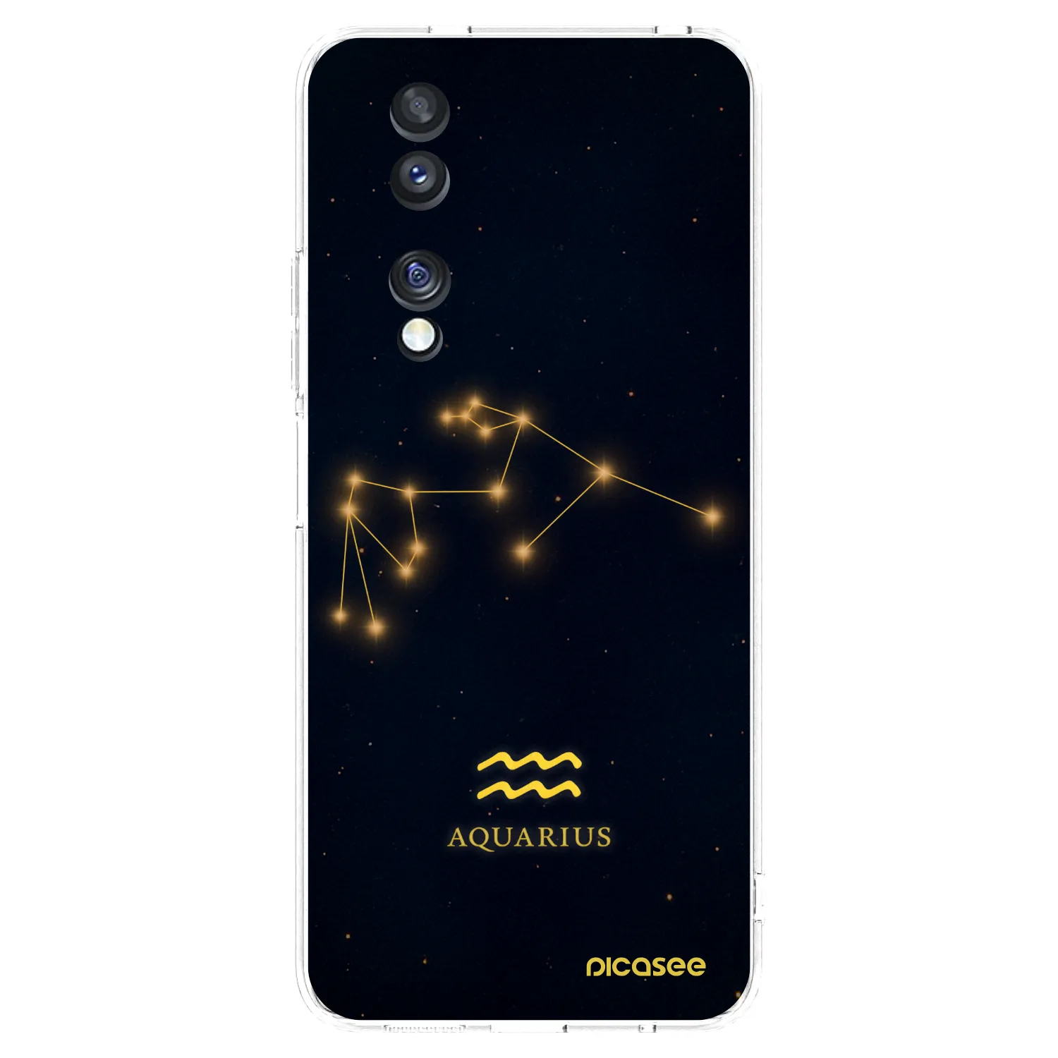 Picasee Honor 70 Hülle - Transparentes Silikon - AQUARIUS