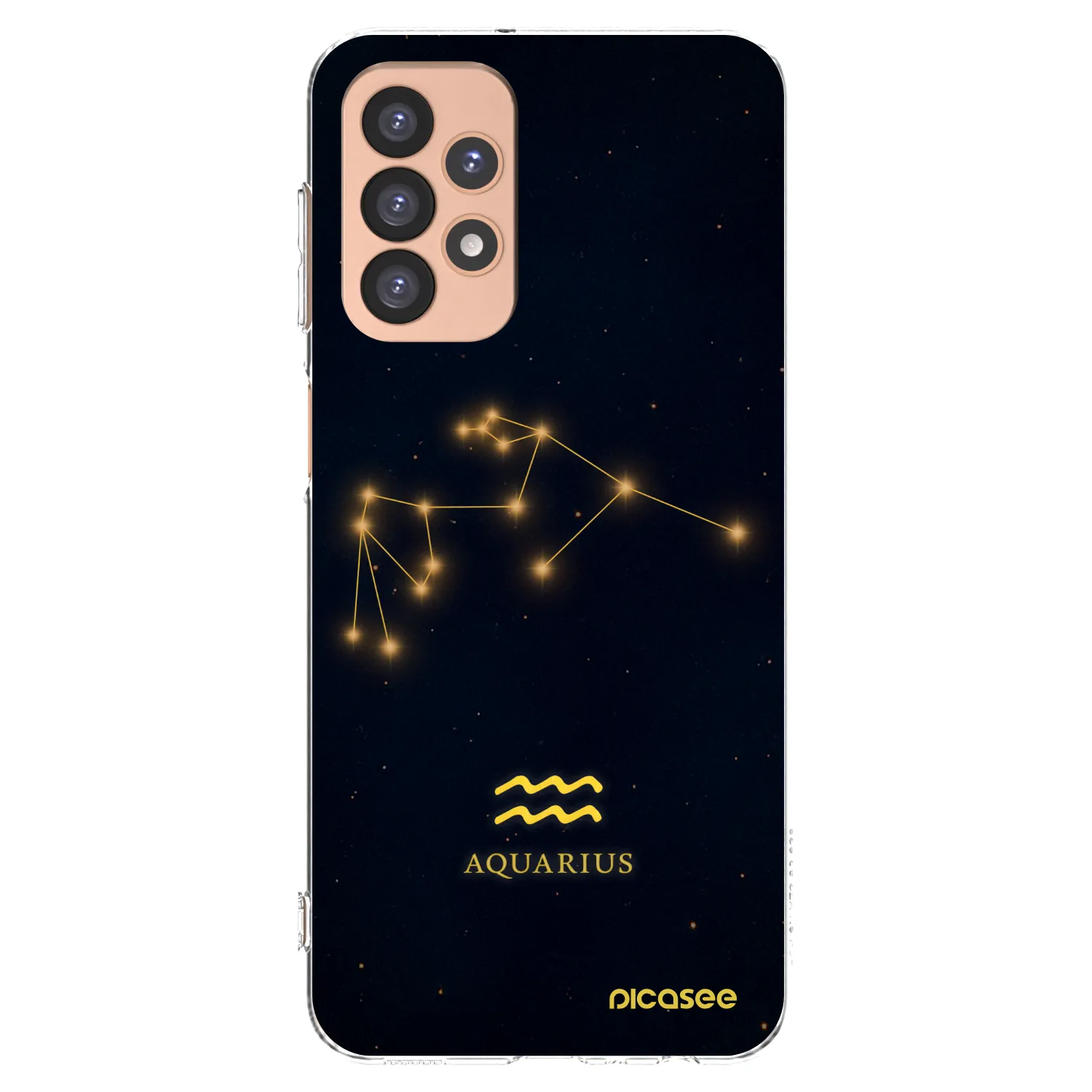 Picasee Samsung Galaxy A23 A236B 5G Hülle - Transparentes Silikon - AQUARIUS