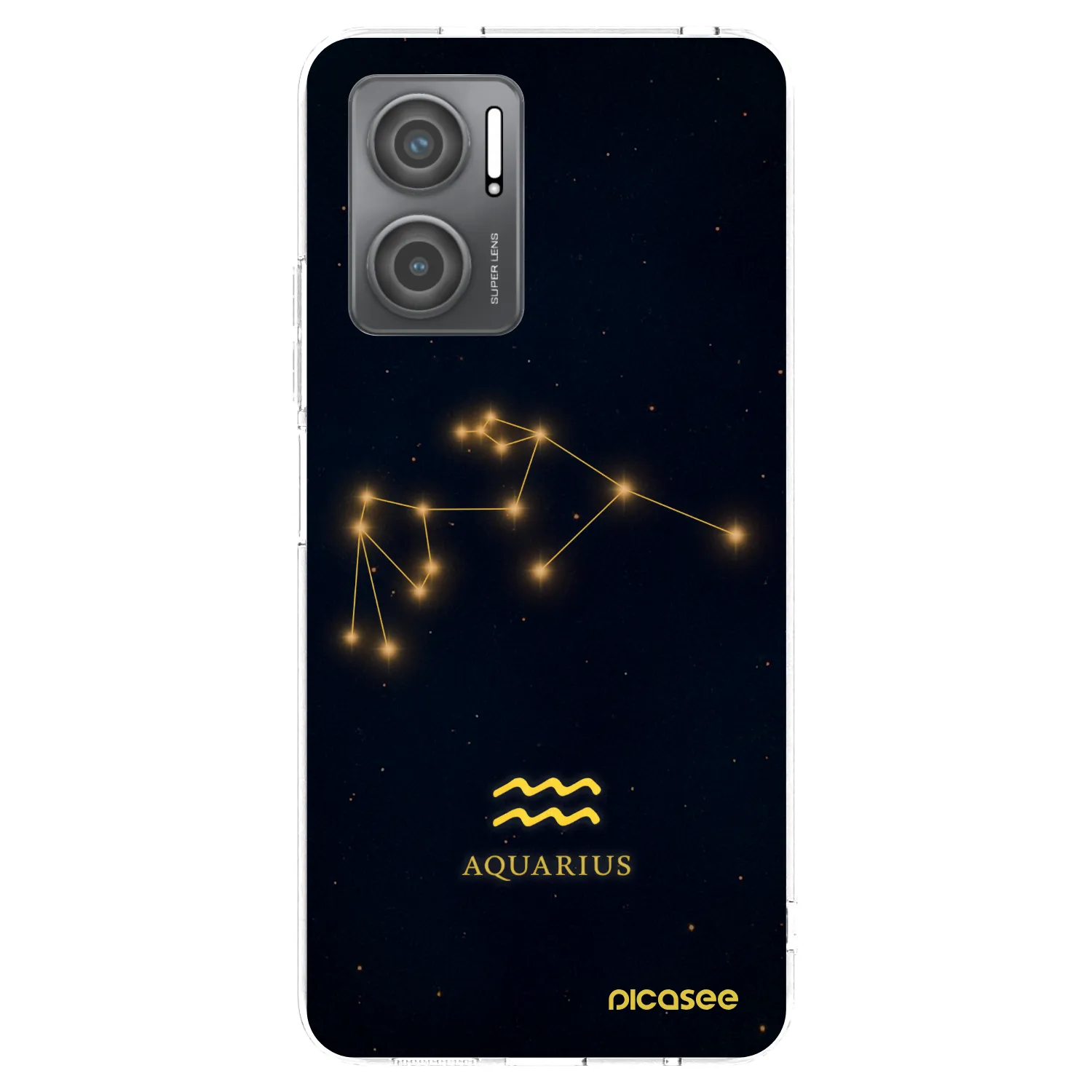 Picasee Xiaomi Redmi 10 5G Hülle - Transparentes Silikon - AQUARIUS
