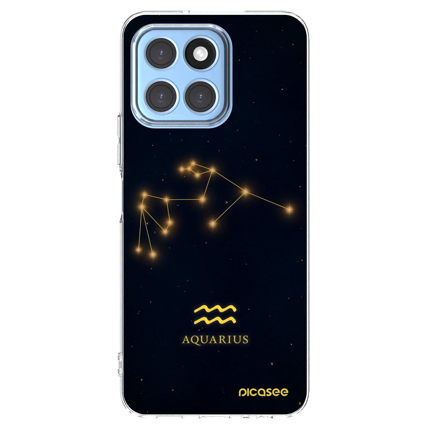 Picasee Honor X8 5G Hülle - Transparentes Silikon - AQUARIUS