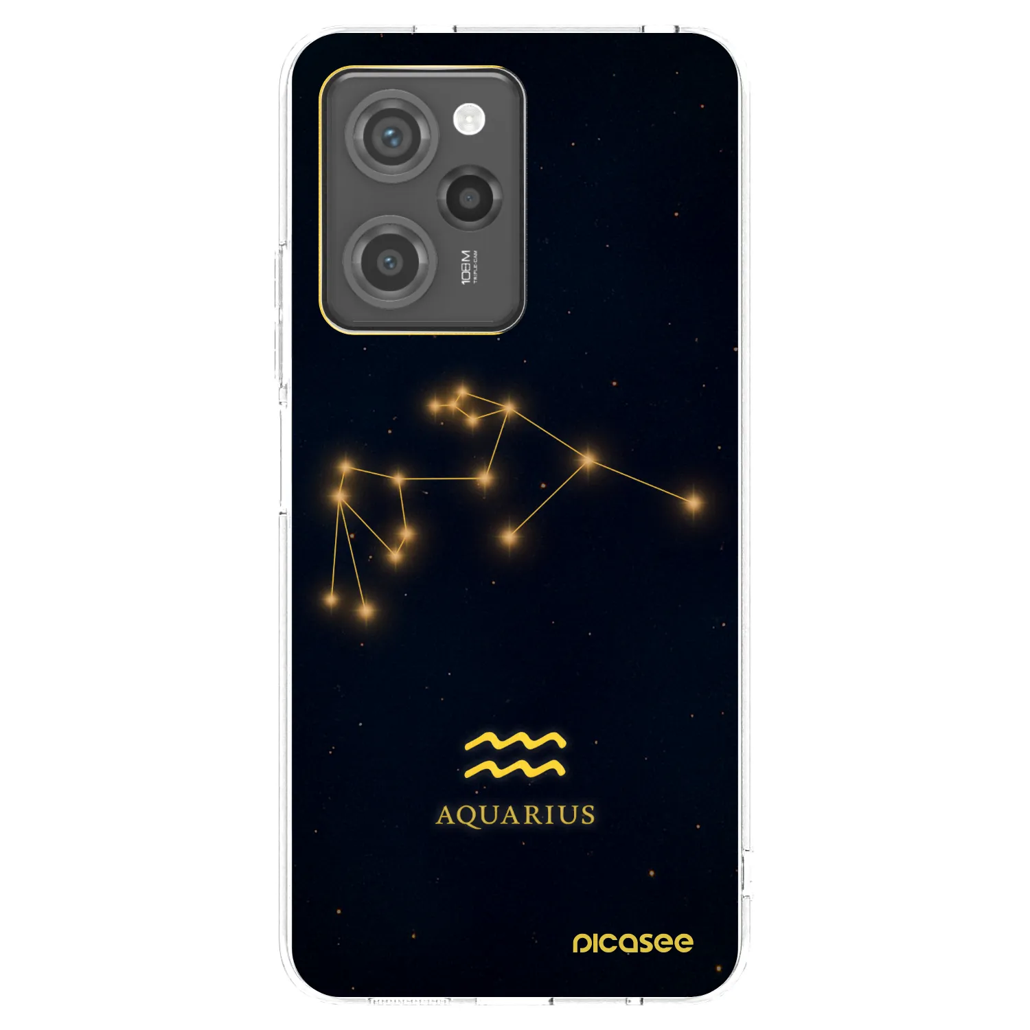 Picasee Xiaomi Poco X5 Pro Hülle - Transparentes Silikon - AQUARIUS