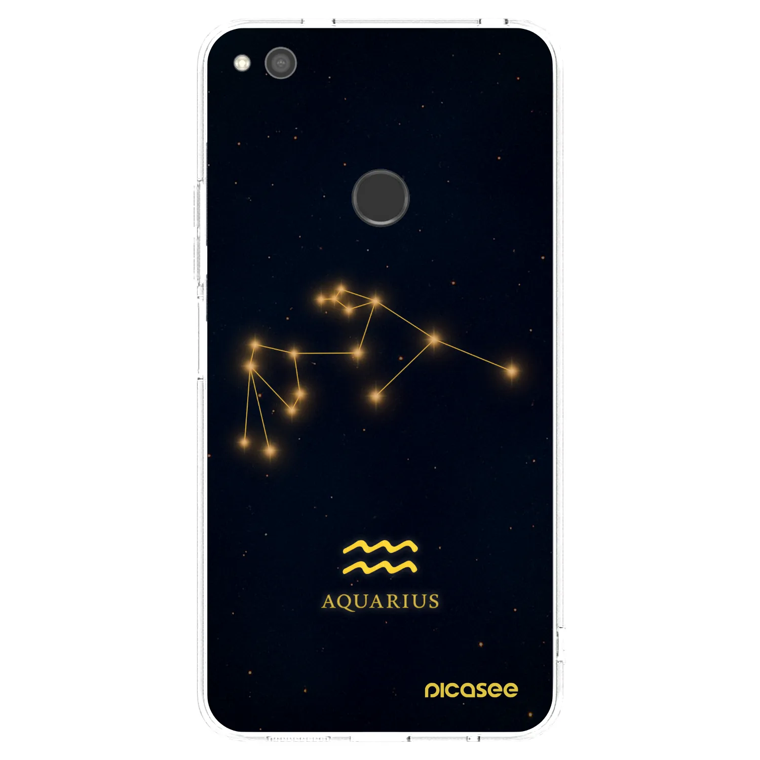 Picasee Huawei P9 Lite 2017 Hülle - Transparentes Silikon - AQUARIUS