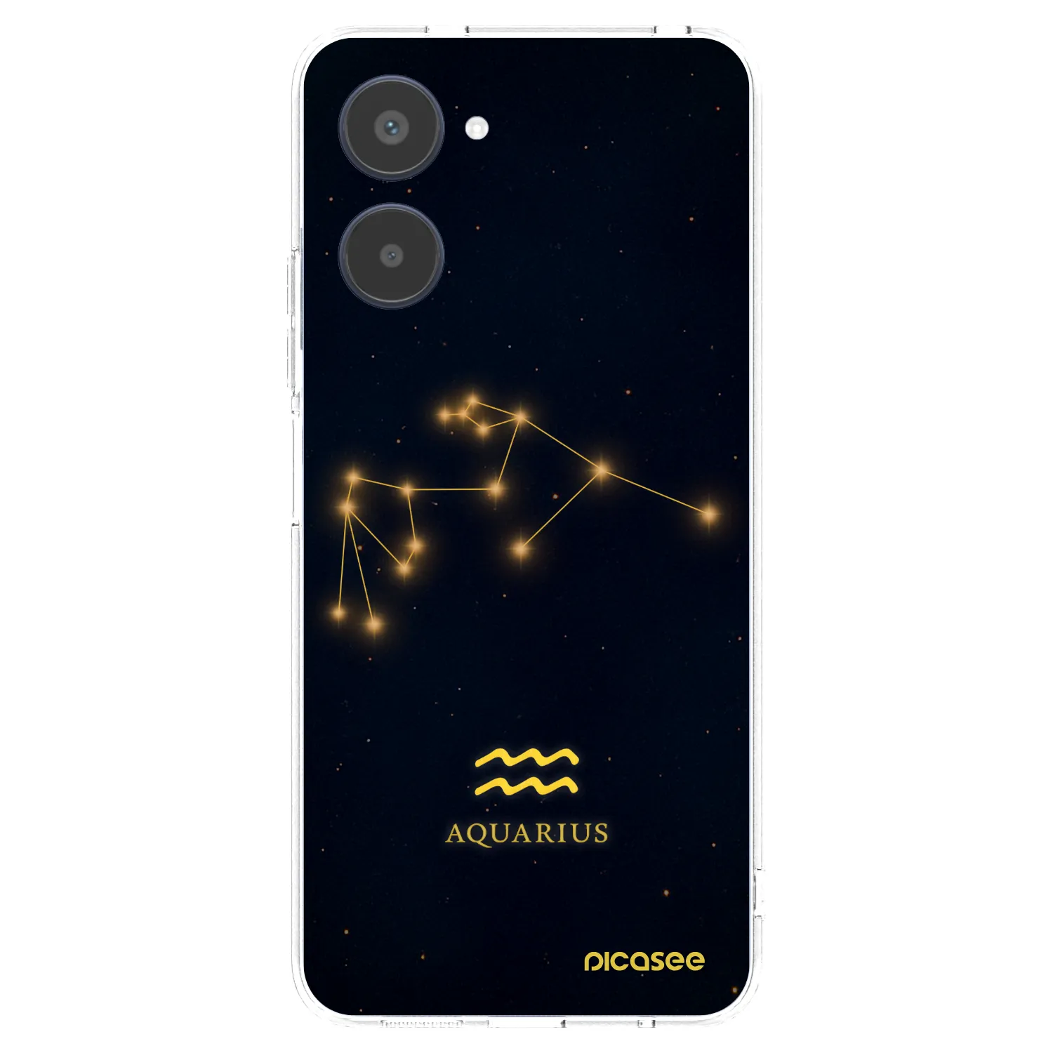 Picasee Realme 10 4G Hülle - Transparentes Silikon - AQUARIUS