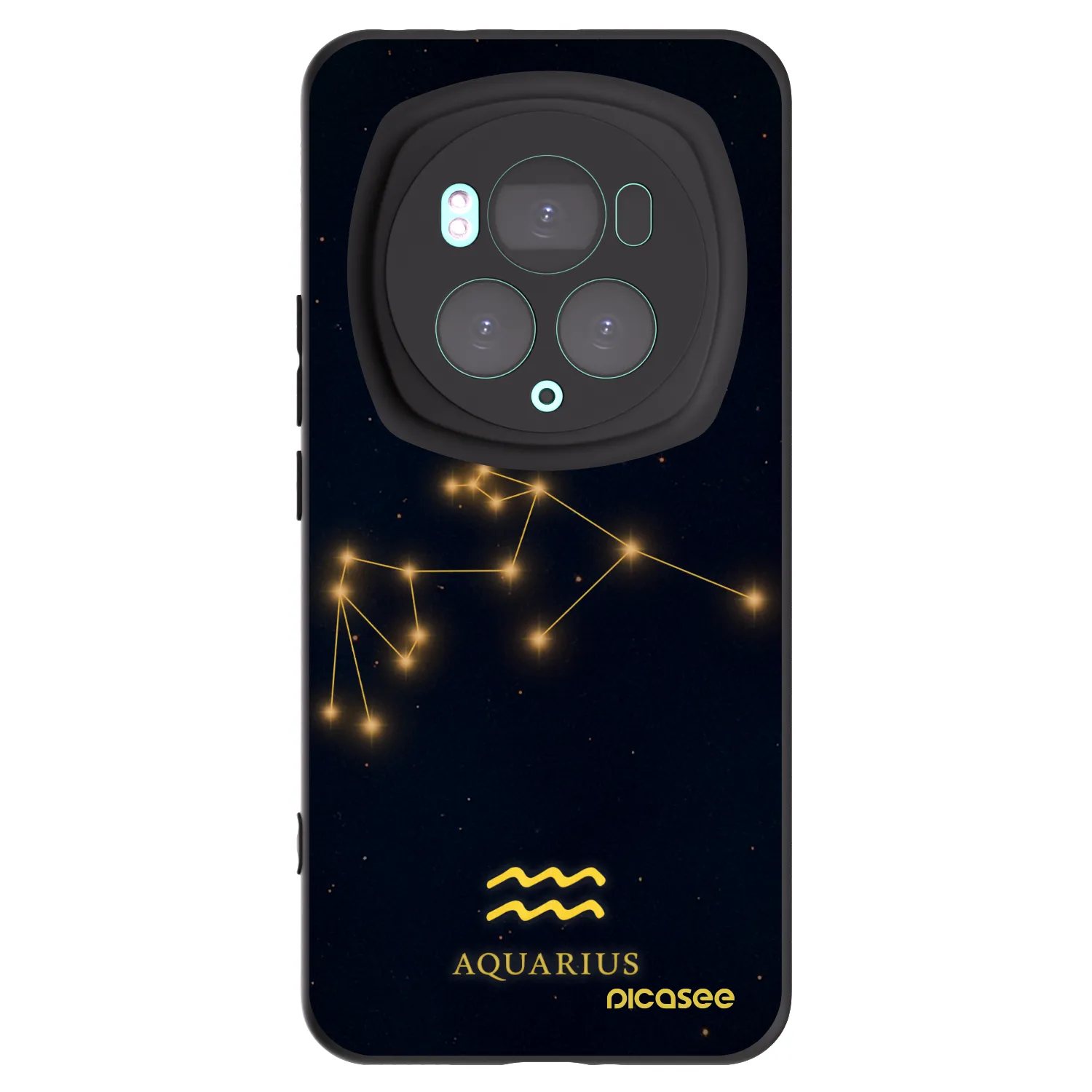 Picasee Honor Magic6 Pro Hülle - Schwarzes Silikon - AQUARIUS