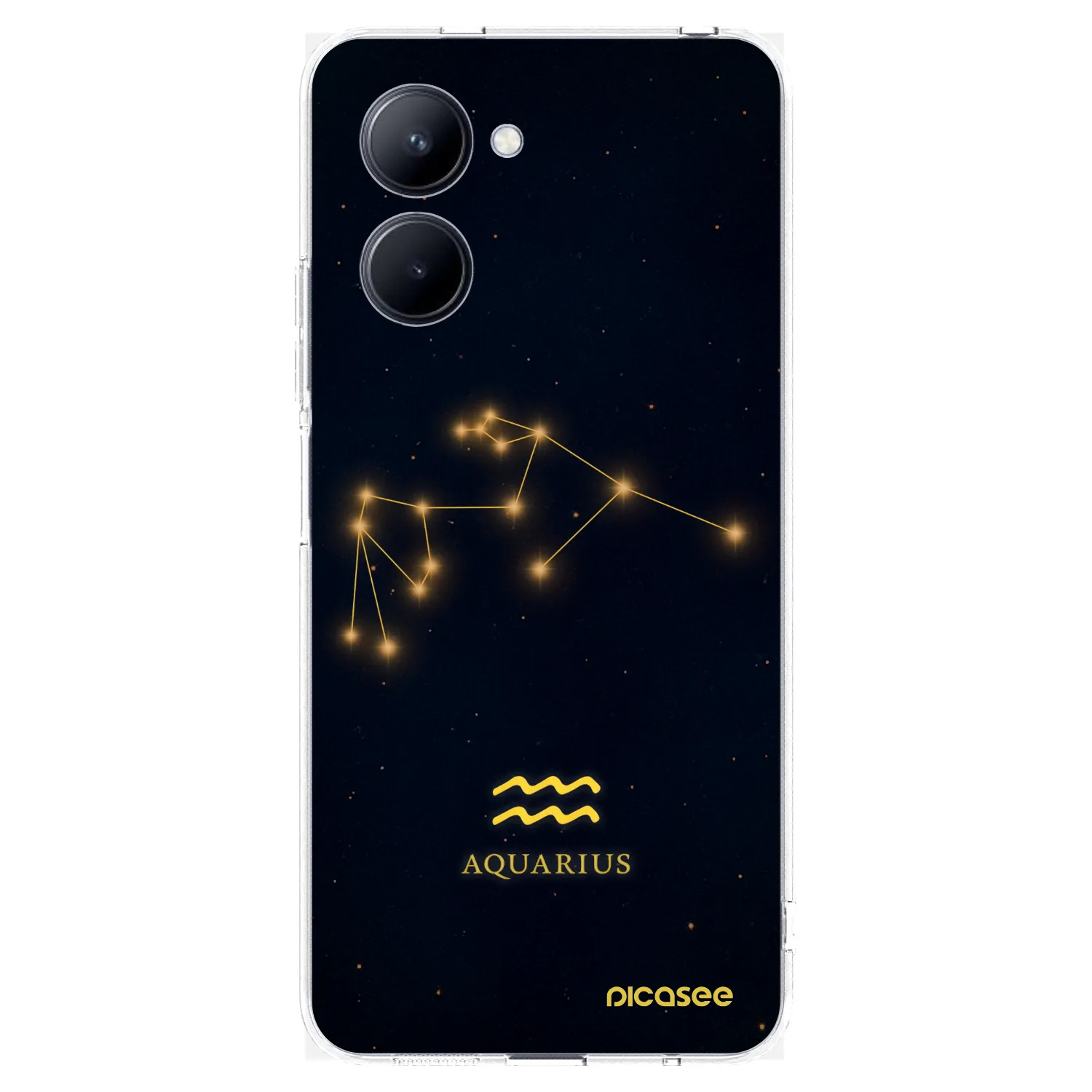 Picasee Realme C33 (2023) Hülle - Transparentes Silikon - AQUARIUS