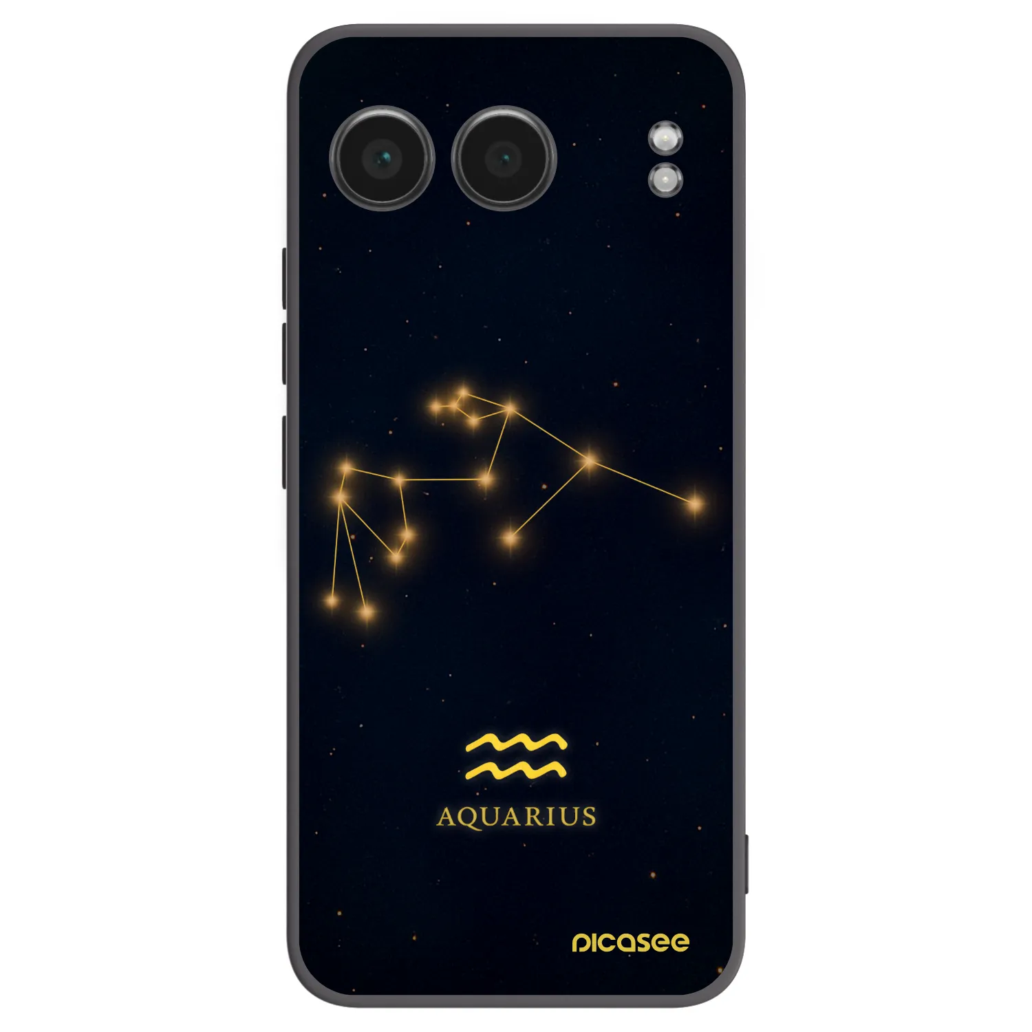 Picasee OnePlus Nord 4 Hülle - Schwarzes Silikon - AQUARIUS
