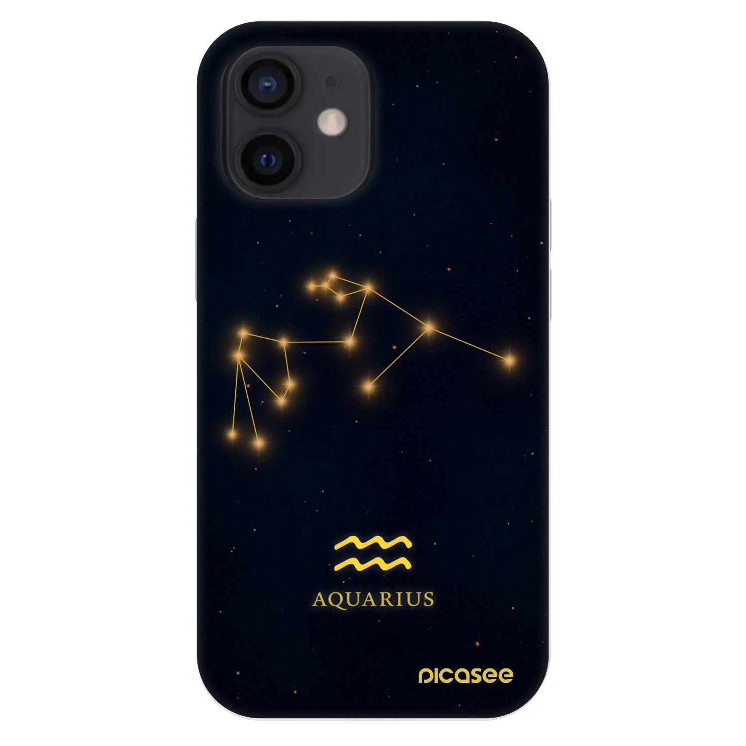 Picasee Fashion Case für Apple iPhone 12 mini - AQUARIUS