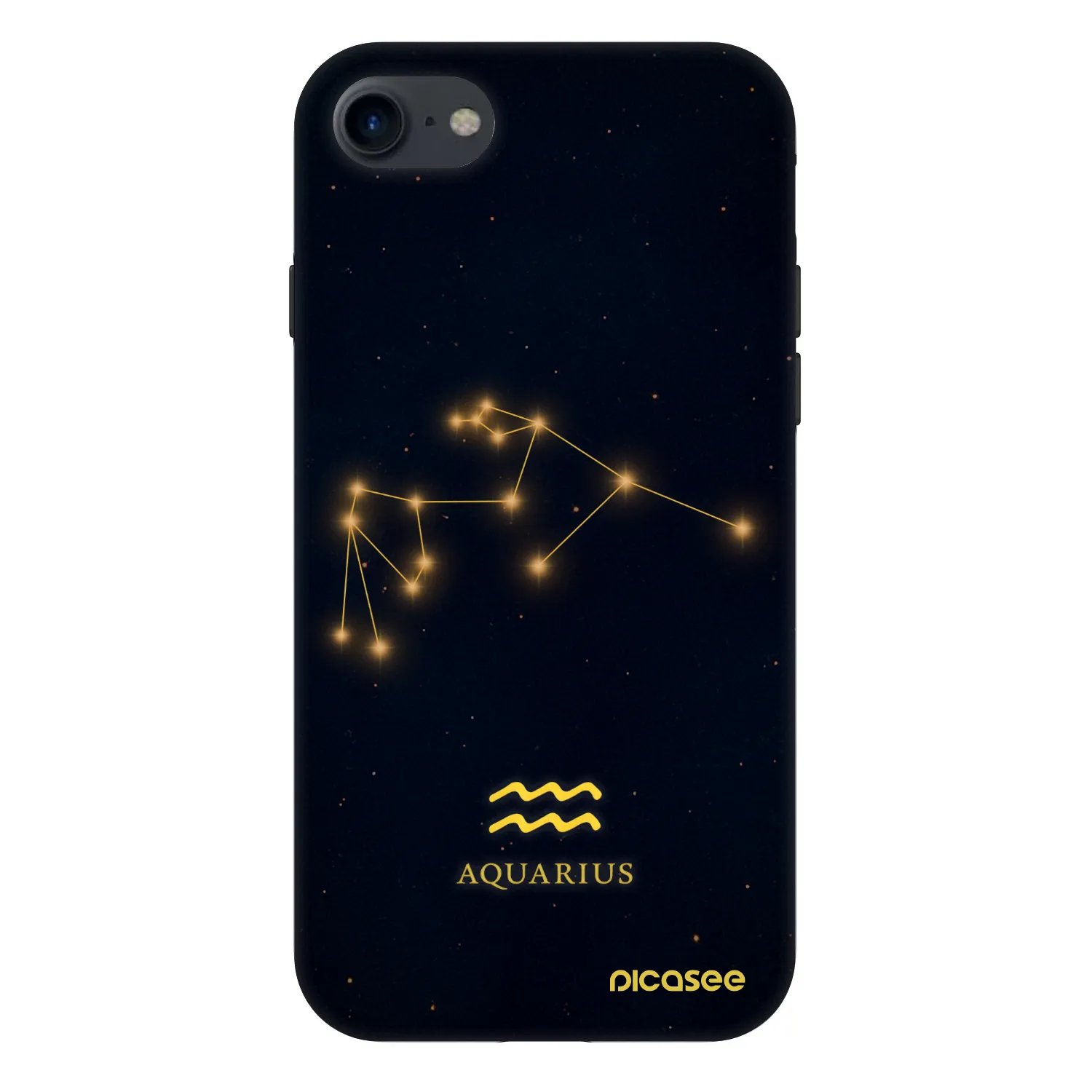 Picasee Fashion Case für Apple iPhone SE 2020 - AQUARIUS