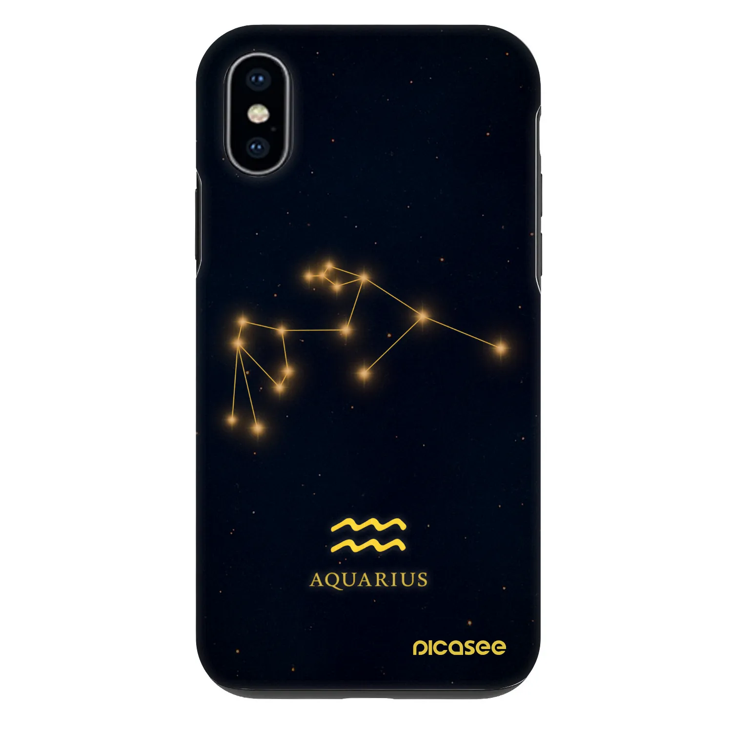 Picasee Fashion Case für Apple iPhone X/XS - AQUARIUS