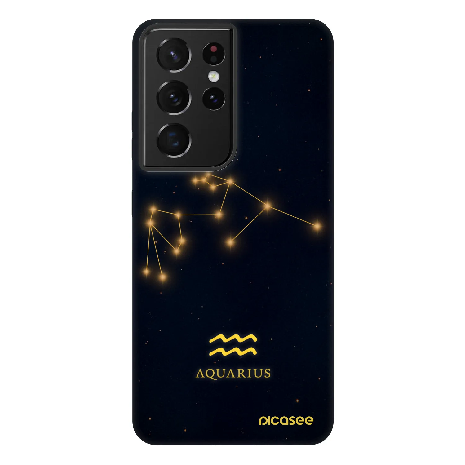 Picasee Fashion Case für Samsung Galaxy S21 Ultra 5G G998B - AQUARIUS