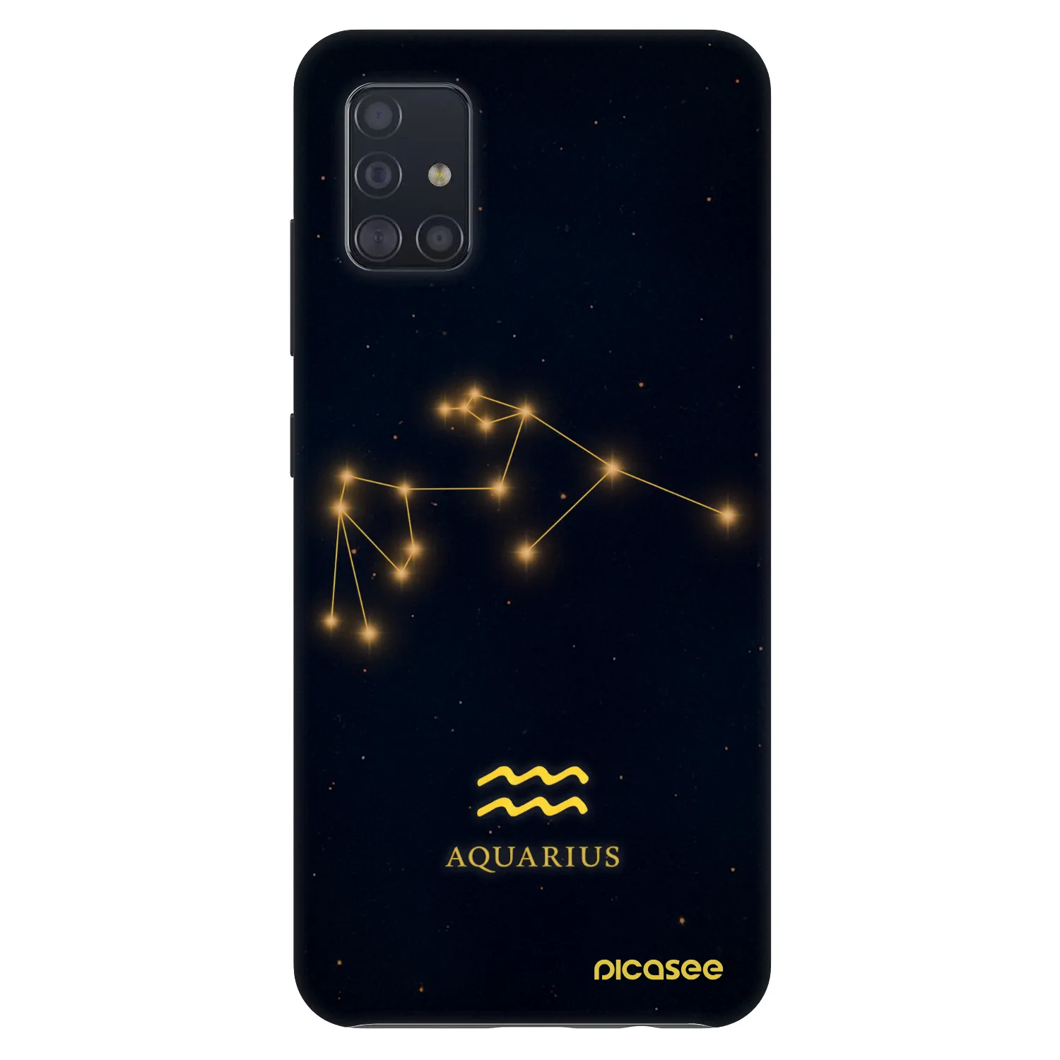 Picasee Fashion Case für Samsung Galaxy A51 A515F - AQUARIUS