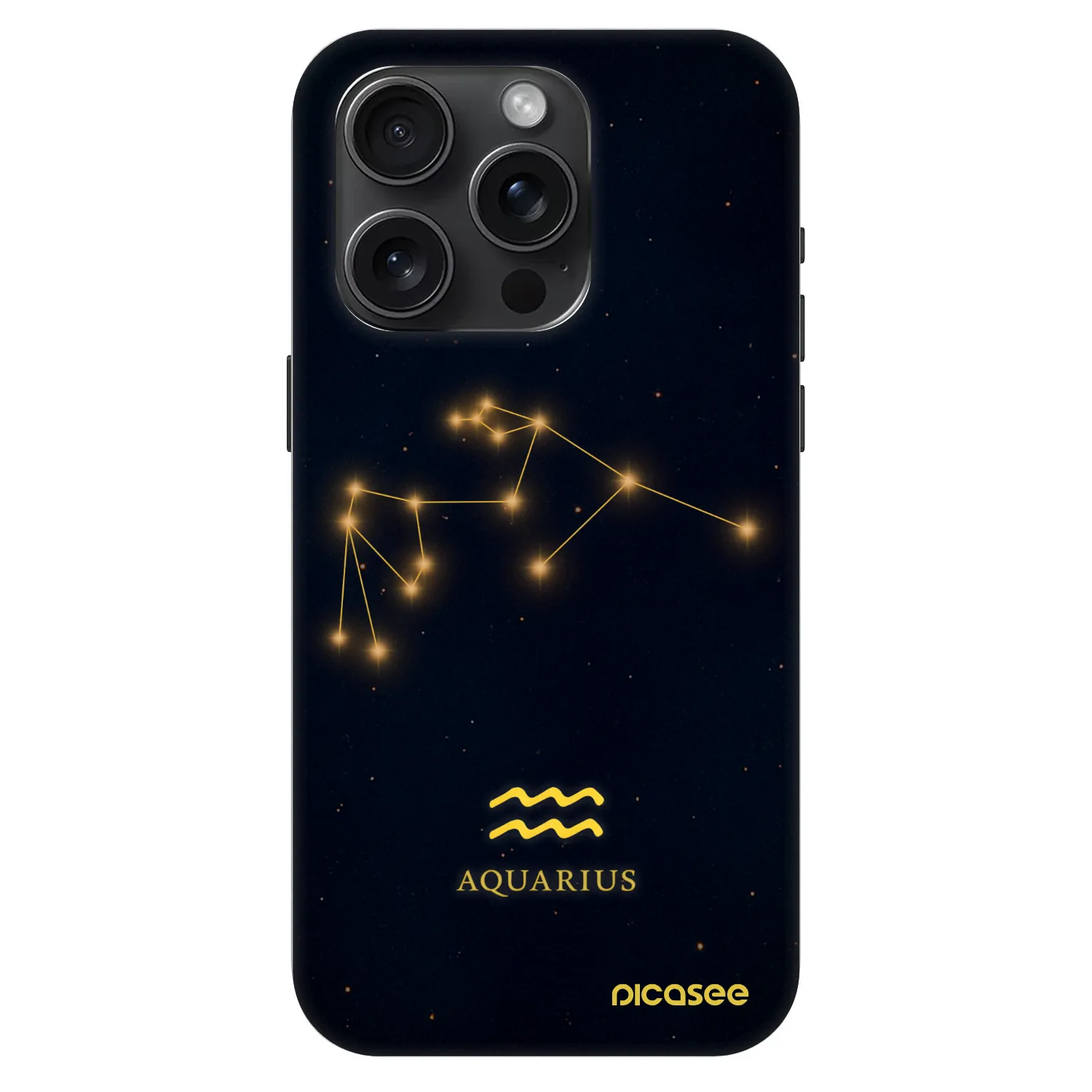 Picasee Fashion Case MagSafe für Apple iPhone 15 Pro - AQUARIUS