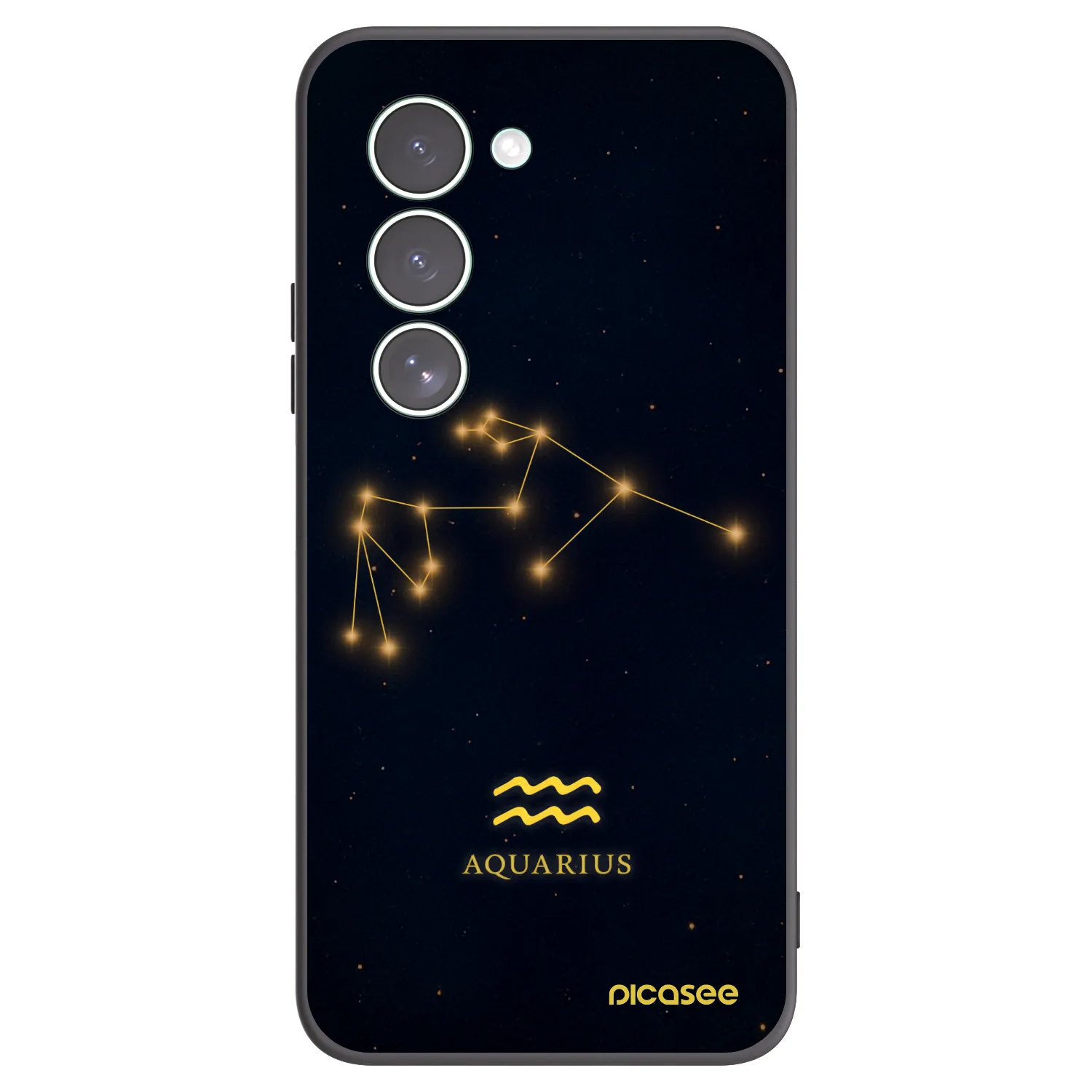 Picasee Xiaomi Redmi 15 5G Hülle - Schwarzes Silikon - AQUARIUS