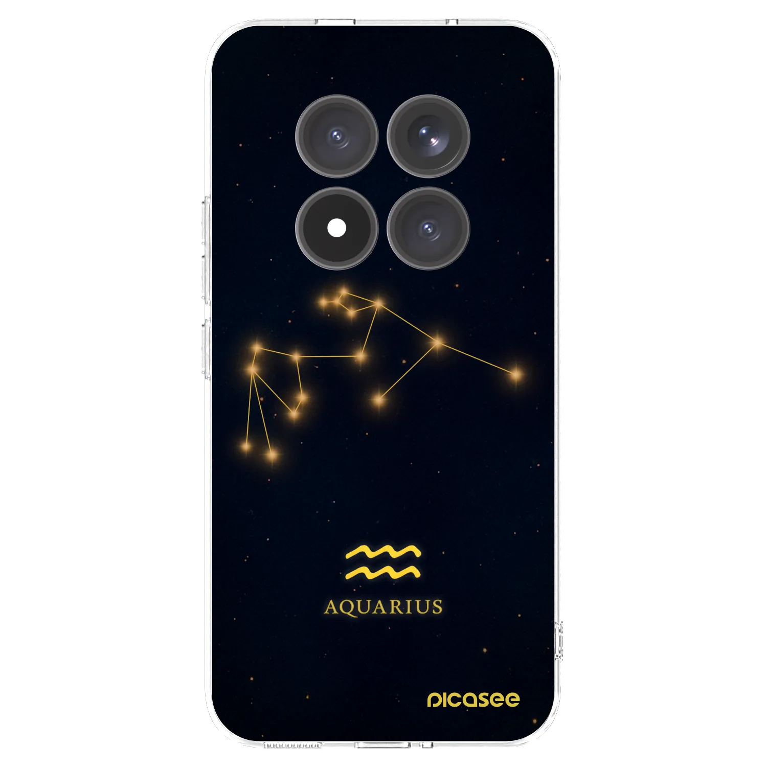 Picasee Xiaomi Redmi Note 15 Pro+ Hülle - Transparentes Silikon - AQUARIUS