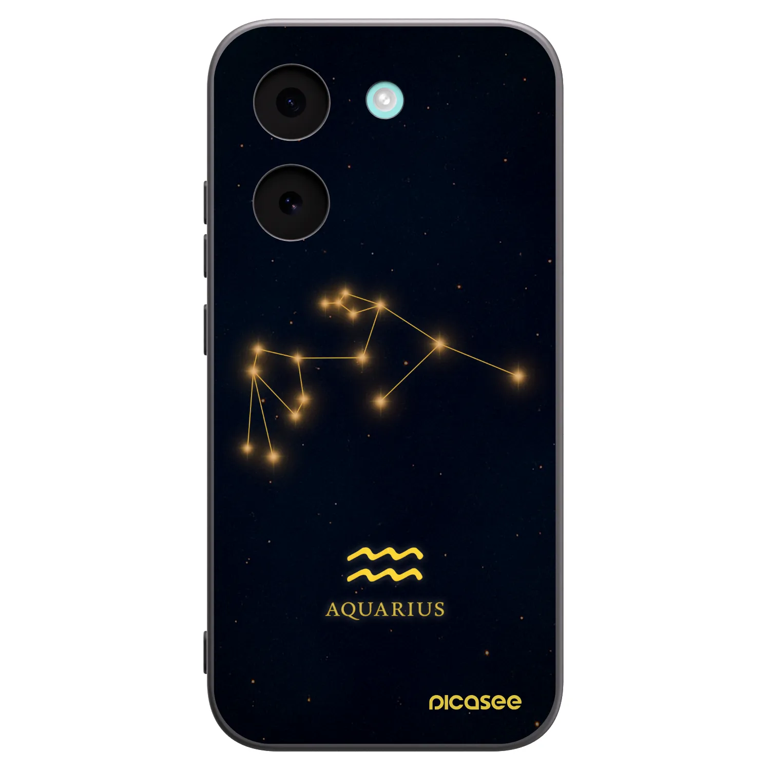 Picasee Xiaomi Poco X8 Pro Hülle - Schwarzes Silikon - AQUARIUS