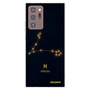 Picasee Samsung Galaxy Note 20 Ultra Hülle - Transparentes Silikon - PISCES