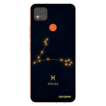 Picasee Xiaomi Redmi 9C Hülle - Transparentes Silikon - PISCES