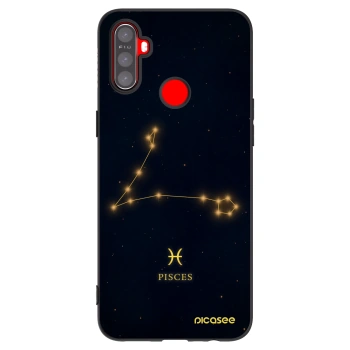 Picasee Realme 5 Hülle - Schwarzes Silikon - PISCES