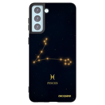 Picasee Samsung Galaxy S21+ 5G G996F Hülle - Schwarzes Silikon - PISCES