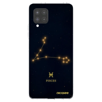Picasee Samsung Galaxy A42 A426B Hülle - Transparentes Silikon - PISCES