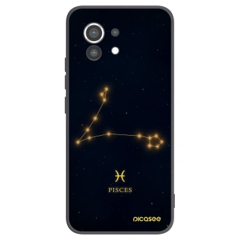 Picasee Xiaomi Mi 11 Hülle - Schwarzes Silikon - PISCES