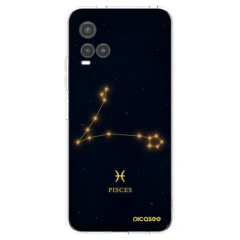 Picasee Vivo Y33s Hülle - Transparentes Silikon - PISCES