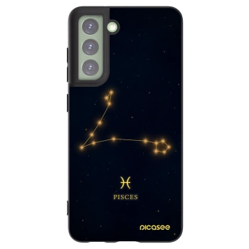 Picasee Samsung Galaxy S21 FE 5G Hülle - Schwarzes Silikon - PISCES