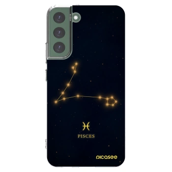 Picasee Samsung Galaxy S22+ 5G Hülle - Transparentes Silikon - PISCES