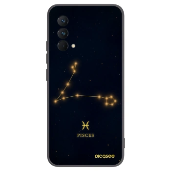 Picasee Realme GT Master Edition 5G Hülle - Schwarzes Silikon - PISCES