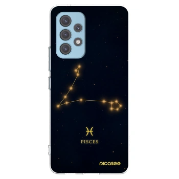 Picasee Samsung Galaxy A53 5G A536 Hülle - Transparentes Silikon - PISCES
