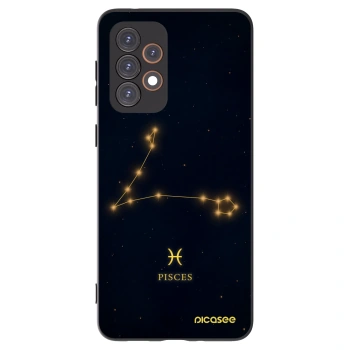 Picasee Samsung Galaxy A33 5G A336 Hülle - Schwarzes Silikon - PISCES