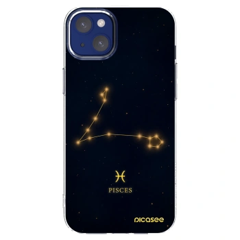 Picasee Apple iPhone 14 Plus Hülle - Transparentes Silikon - PISCES