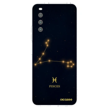 Picasee Sony Xperia 10 IV 5G Hülle - Transparentes Silikon - PISCES