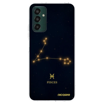 Picasee Samsung Galaxy M13 M135F Hülle - Transparentes Silikon - PISCES
