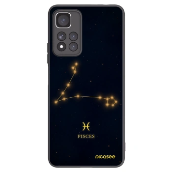 Picasee Xiaomi Redmi Note 11 Pro+ 5G Hülle - Schwarzes Silikon - PISCES