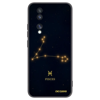 Picasee Honor 70 Hülle - Schwarzes Silikon - PISCES