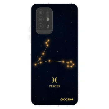 Picasee OPPO A94 5G Hülle - Transparentes Silikon - PISCES