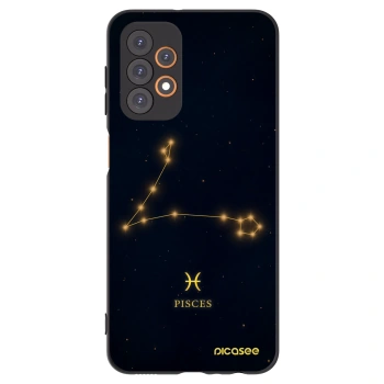 Picasee Samsung Galaxy A23 A235F 4G Hülle - Schwarzes Silikon - PISCES