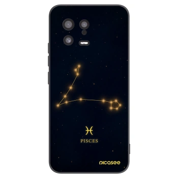 Picasee Xiaomi 13 Hülle - Schwarzes Silikon - PISCES