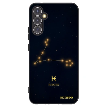 Picasee Samsung Galaxy A34 5G A346B Hülle - Schwarzes Silikon - PISCES