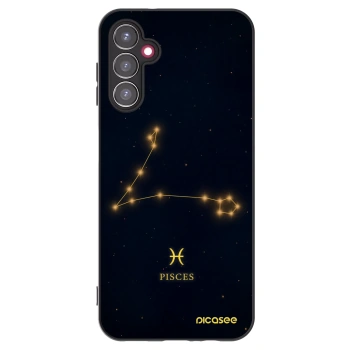 Picasee Samsung Galaxy A14 5G A146P Hülle - Schwarzes Silikon - PISCES