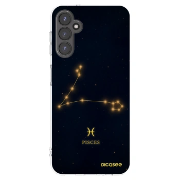 Picasee Samsung Galaxy A14 5G A146P Hülle - Transparentes Silikon - PISCES