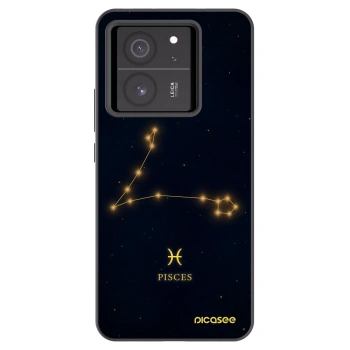 Picasee Xiaomi 13T Pro Hülle - Schwarzes Silikon - PISCES