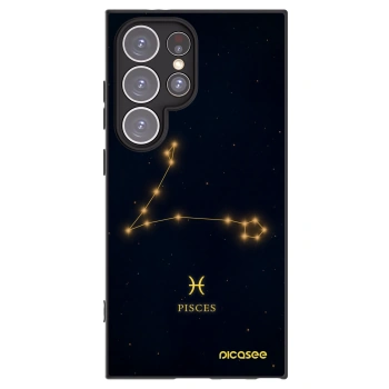 Picasee Samsung Galaxy S24 Ultra S928B 5G Hülle - Schwarzes Silikon - PISCES