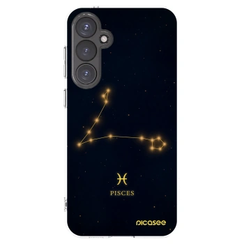 Picasee Samsung Galaxy S23 FE S711B Hülle - Transparentes Silikon - PISCES