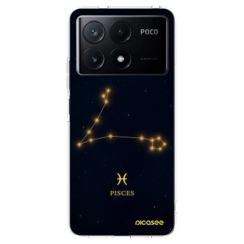 Picasee Xiaomi Poco X6 Pro Hülle - Transparentes Silikon - PISCES